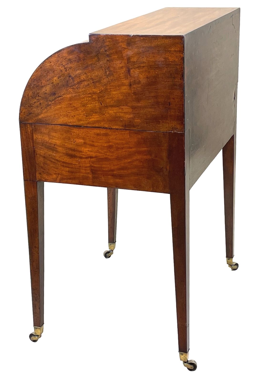18th Century Georgian Mahogany Cylinder Desk (England, Circa 1780) photo vintage