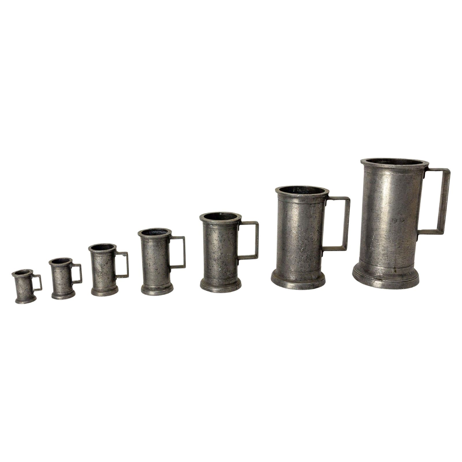 Series Of Measuring Tins, Trade Equipment, France, 19th Century