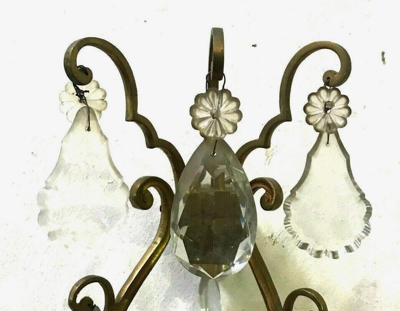 Pair Of Louis XV Style Sconces With Two Arms Of Light 20th Century photo for sale