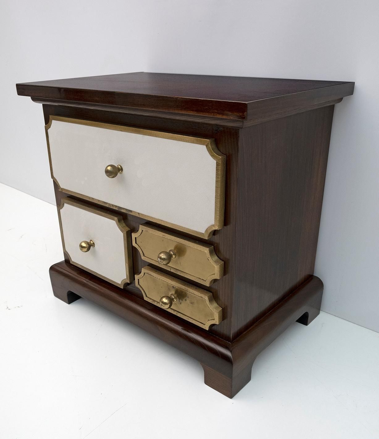 Pair Of Luciano Frigerio Mid Century Modern Italian Bedside Tables, 1960s photo 3886.0
