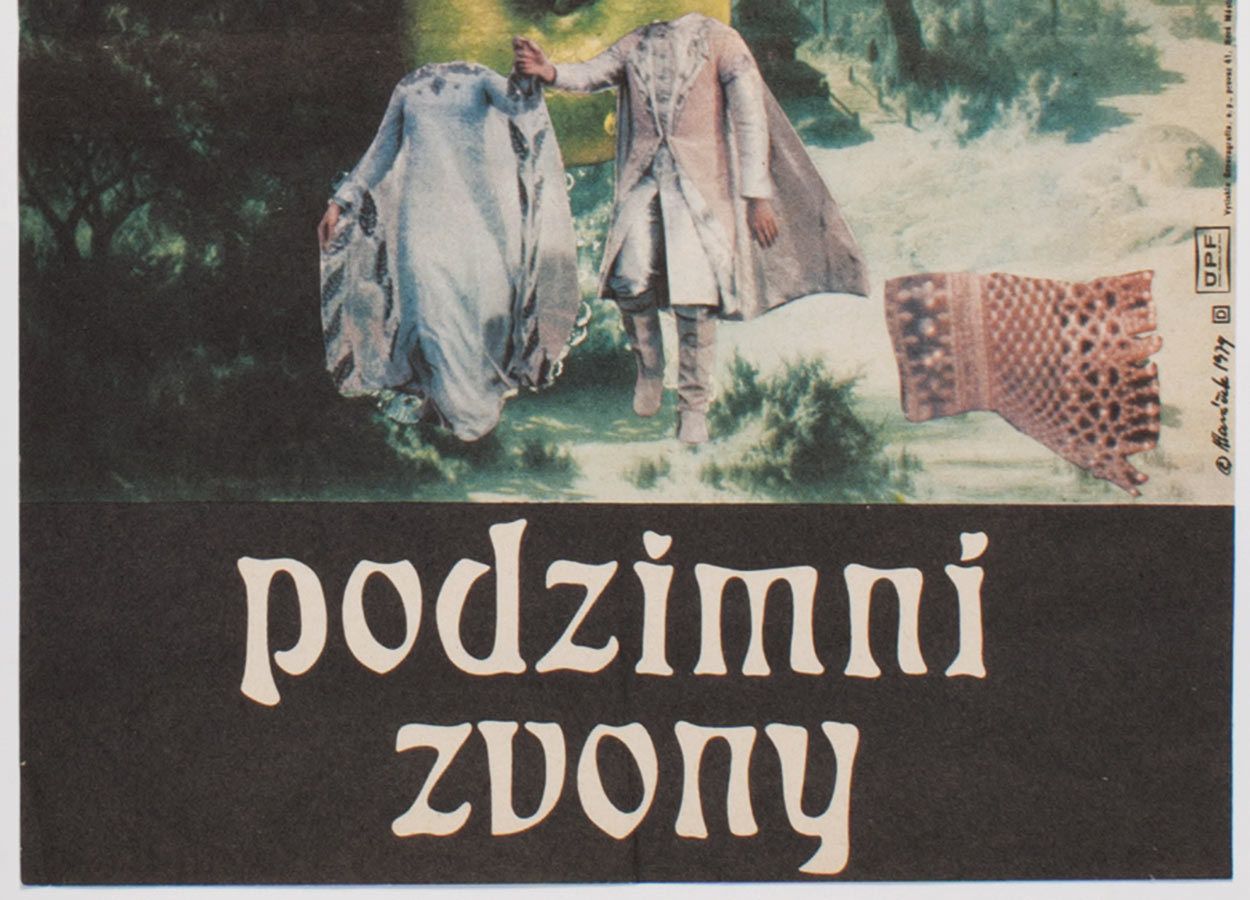 Original Film Poster, Autumn Bells, Miroslav Hlaváček, 1979, Genuine Czech Vintage Print photo for sale