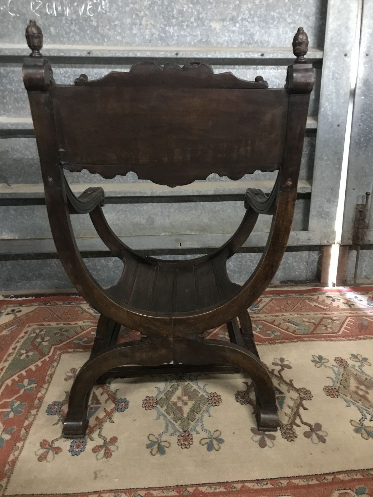 Renaissance Revival Curule/ Savonarola Chair Circa 1880 photo 995.0