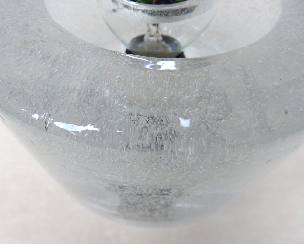 photo buy Small Space Age Table Lights In Chrome Plating And Bubble Glass From Peill & Putzler, Set Of 2