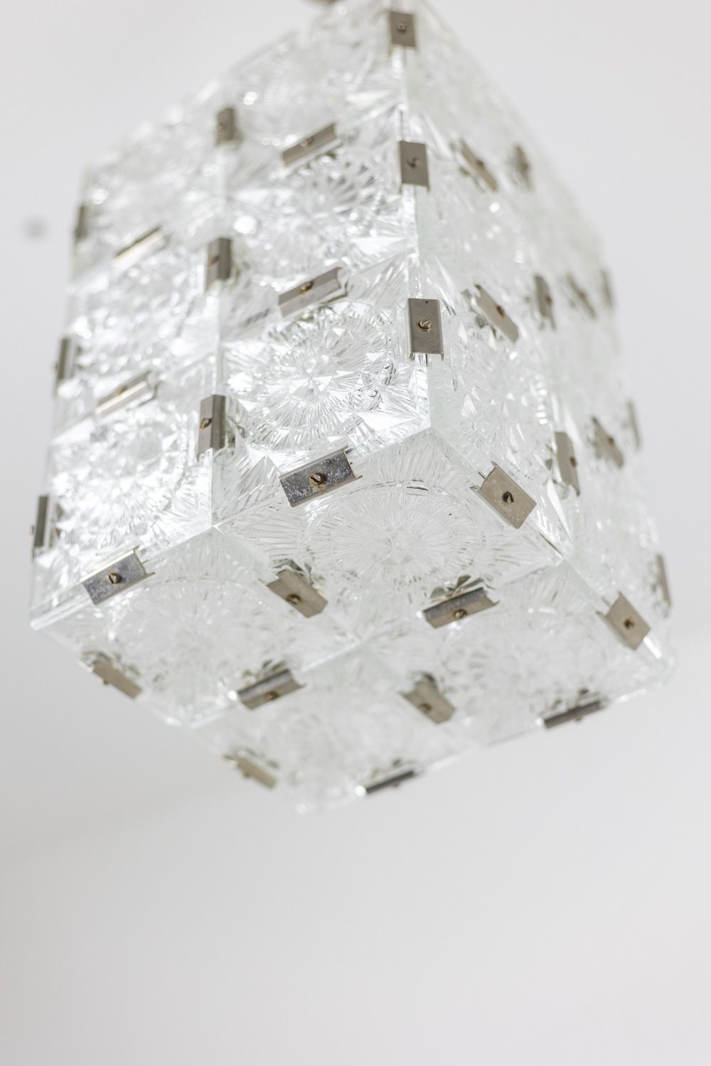 photo furniture Kamenicky Senov, Pair Of Lanterns In Glass, 1970s