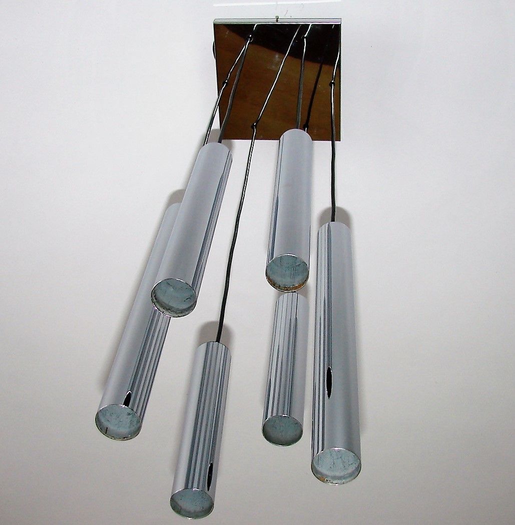 Cascade Pendant Lamp, 1970s, Vintage photo for sale