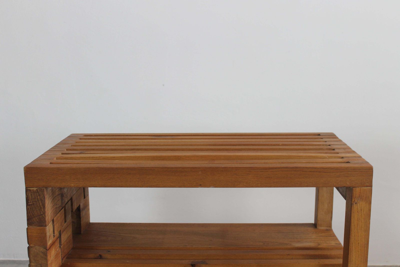 Pierre Chapo Wooden Console Table With Inlays French Manufacture 1960s photo buy