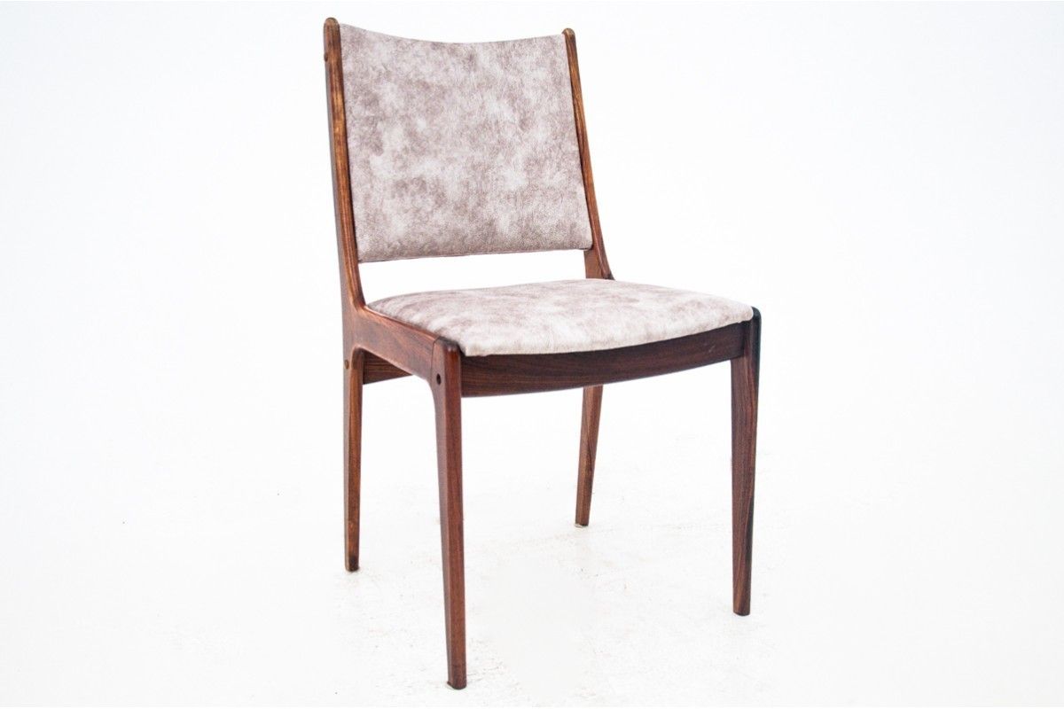 Furniture Set Of 6 Teak Chairs, J. Andersen, Uldum Mobelfabrik, Denmark, 1960s photo