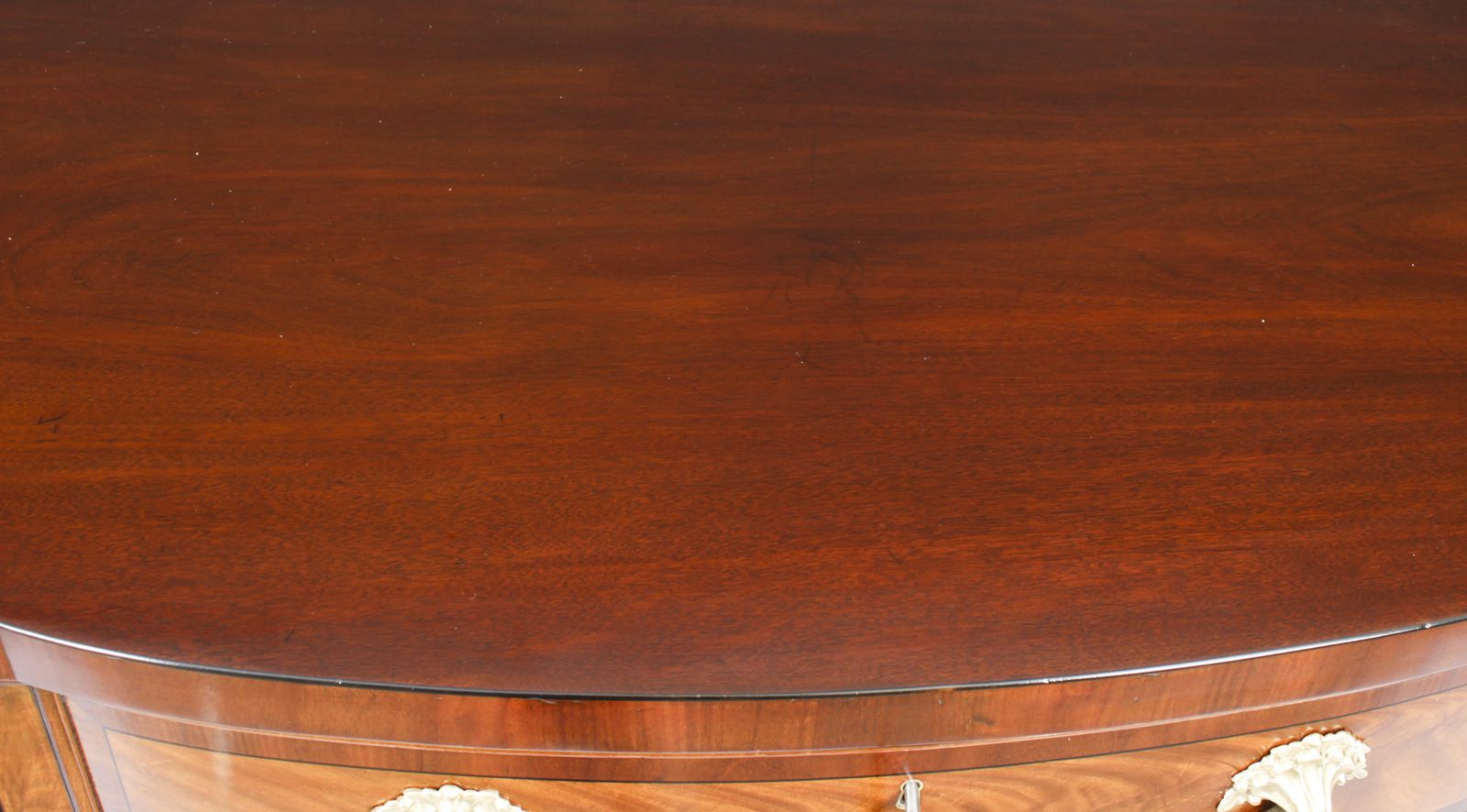 Antique English Regency Flame Mahogany Sideboard C1820 19th Century photo Furniture