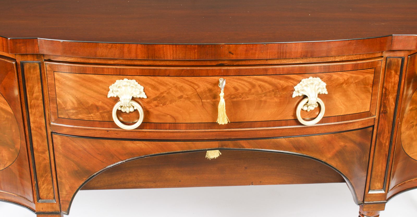 Antique English Regency Flame Mahogany Sideboard C1820 19th Century photo buy