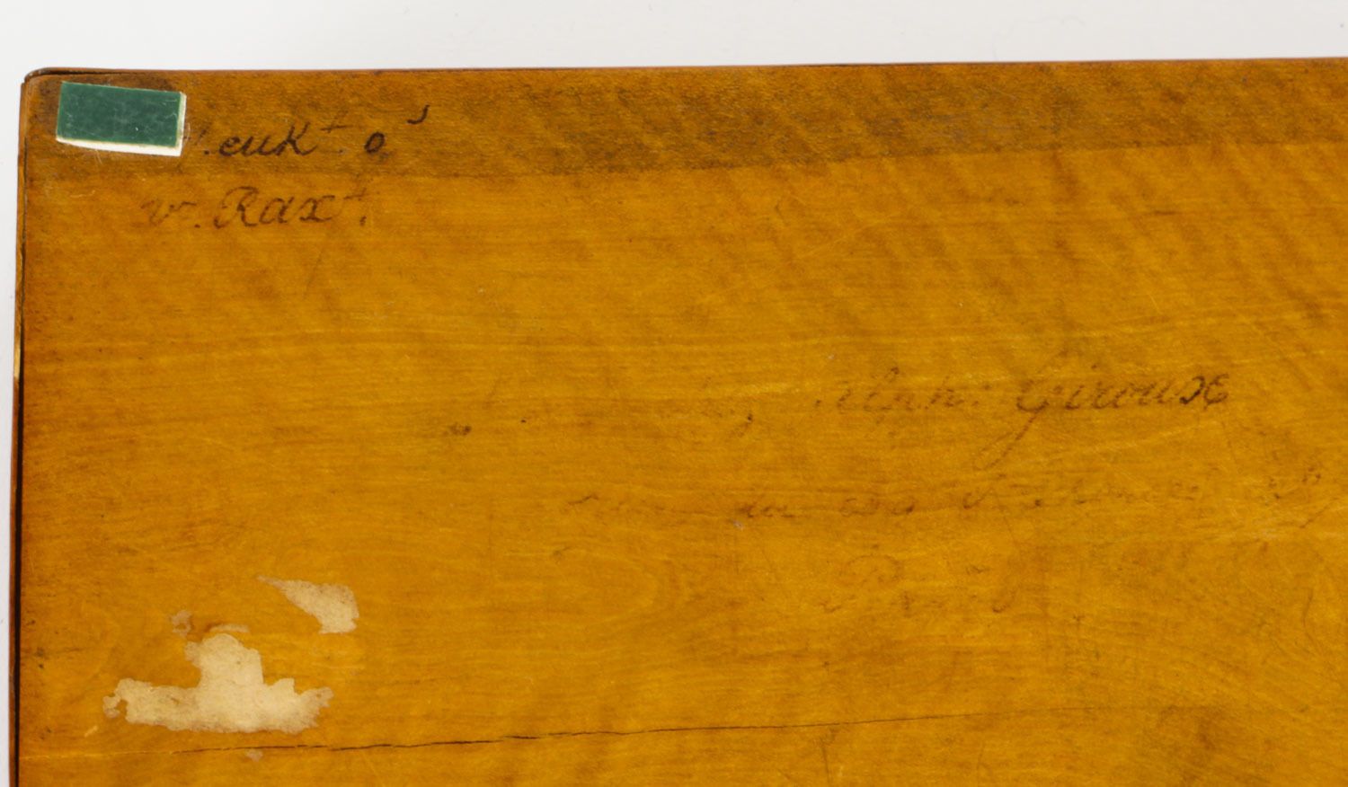 Antique French Satinwood Ecarte Playing Card Box 19th Century photo buy