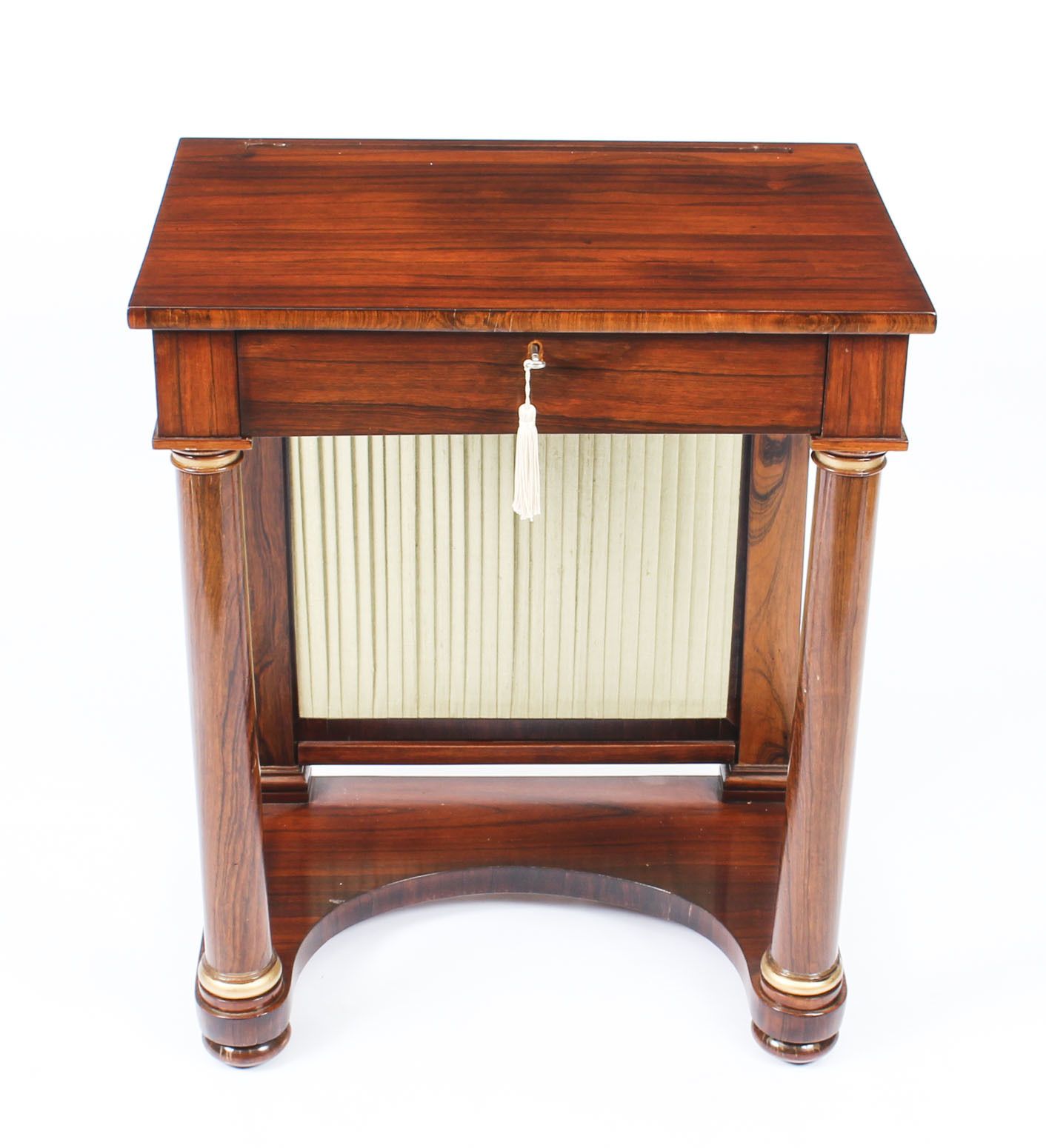 Antique English Empire Writing Side Table C.1820  19th Century photo furniture