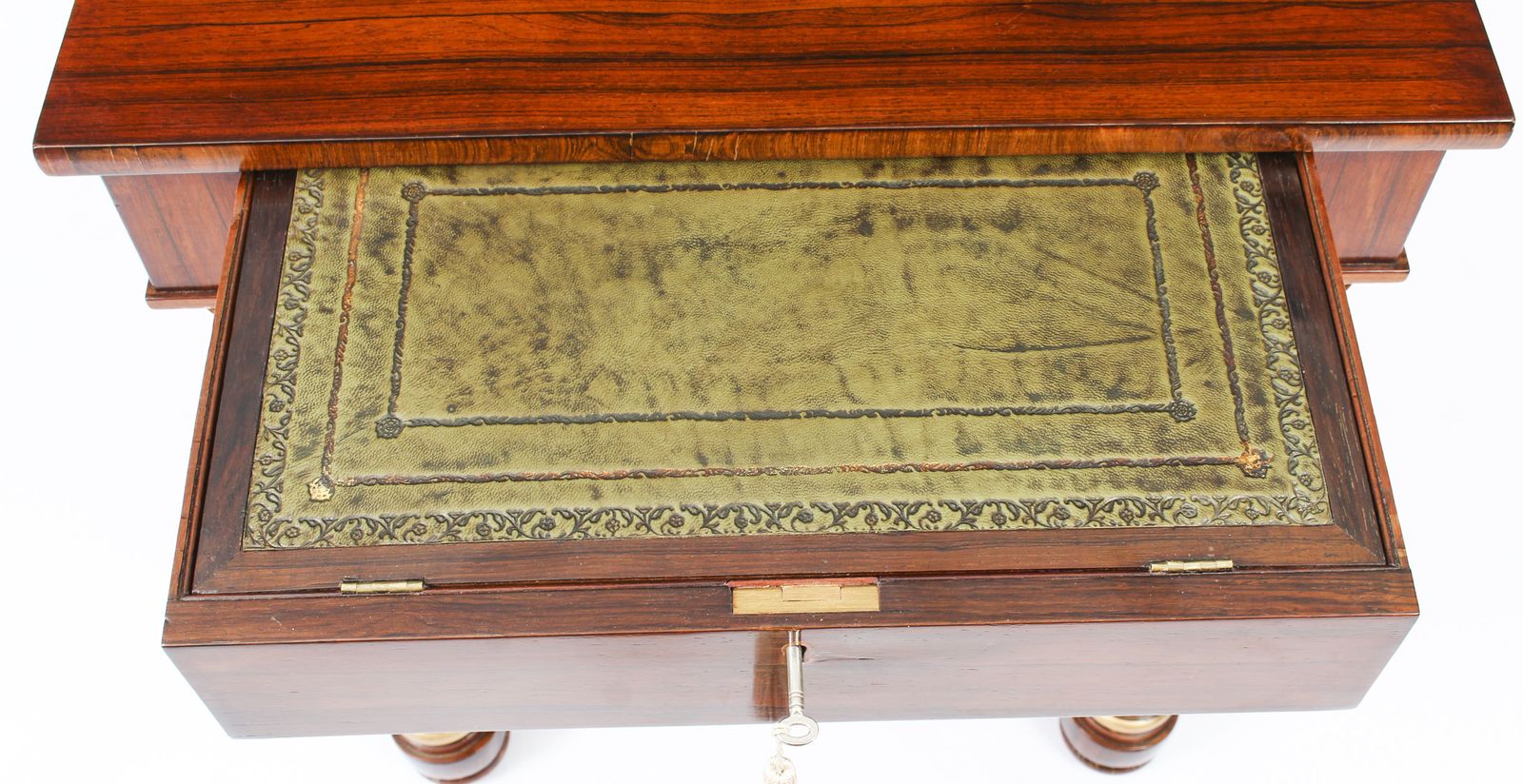 Antique English Empire Writing Side Table C.1820  19th Century photo vintage