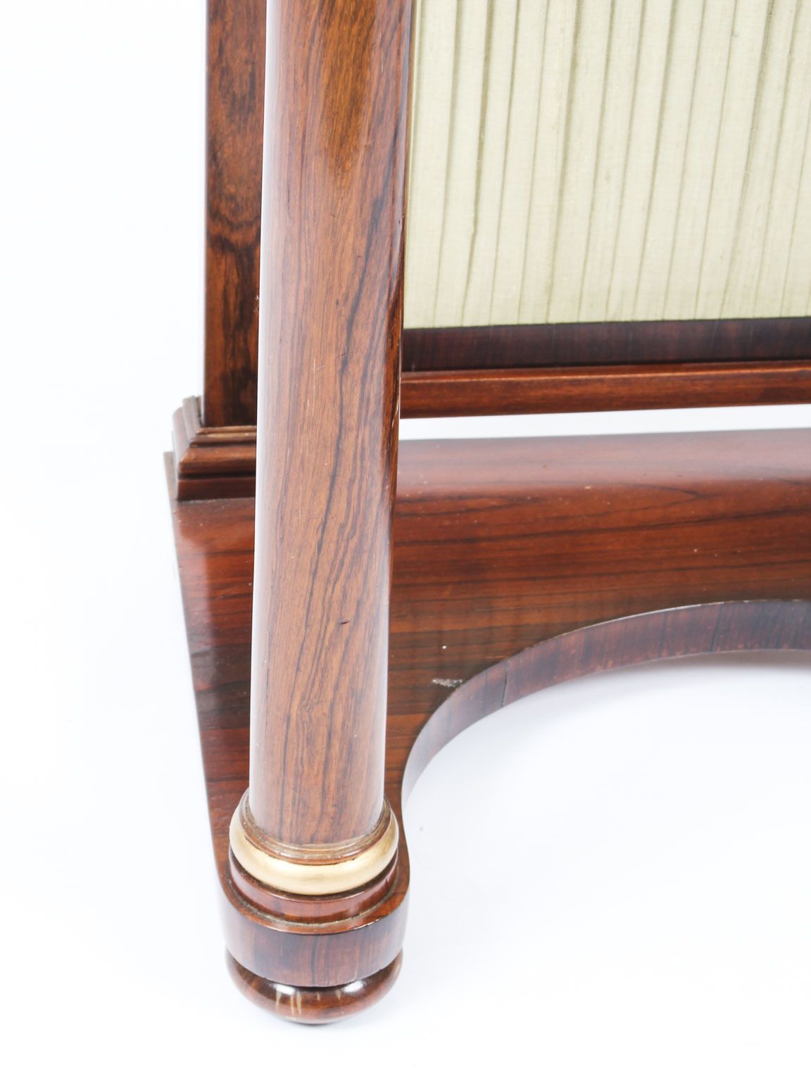 photo vintage Antique English Empire Writing Side Table C.1820  19th Century
