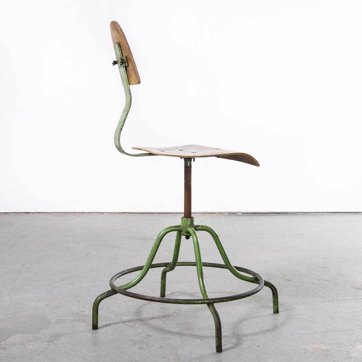 1950’s Industrial Czech Swivel Chair – (1767) photo buy