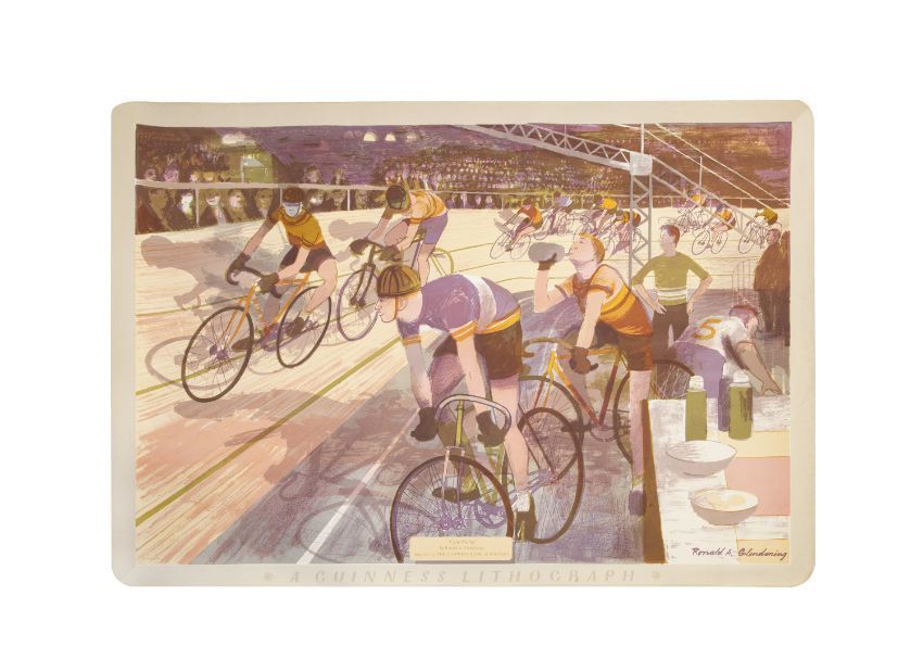 Reduced   Rare Set Of 6 1950s Guiness Book Of World Records Lithographs photo 2450.0