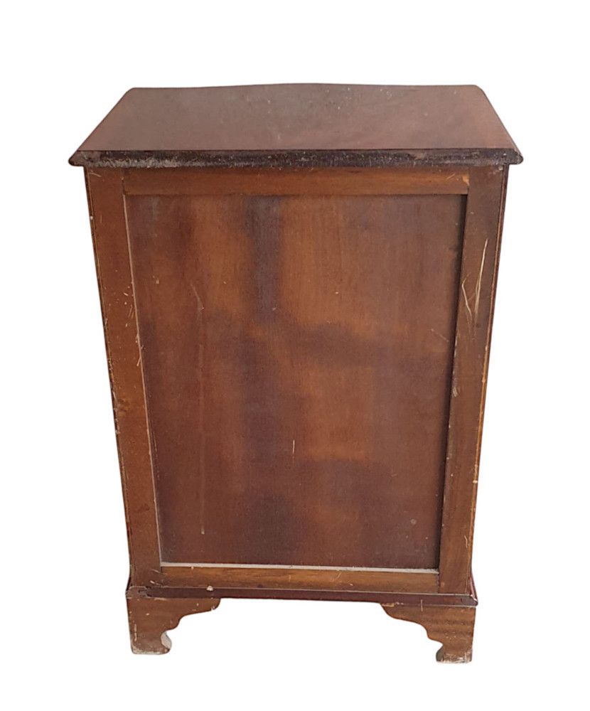 A Lovely Mid 20th Century Serpentine Chest Of Drawers photo 636.37