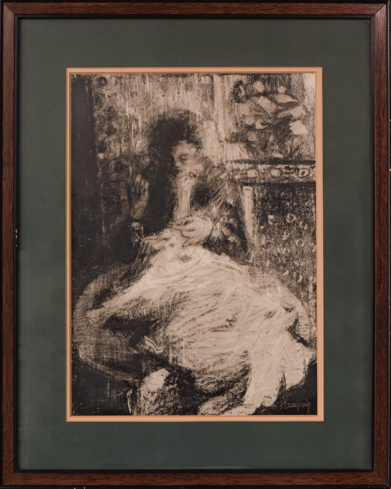 Volgeling Van Pierre Bonnard – Dame Aan Het Naaien photo furniture