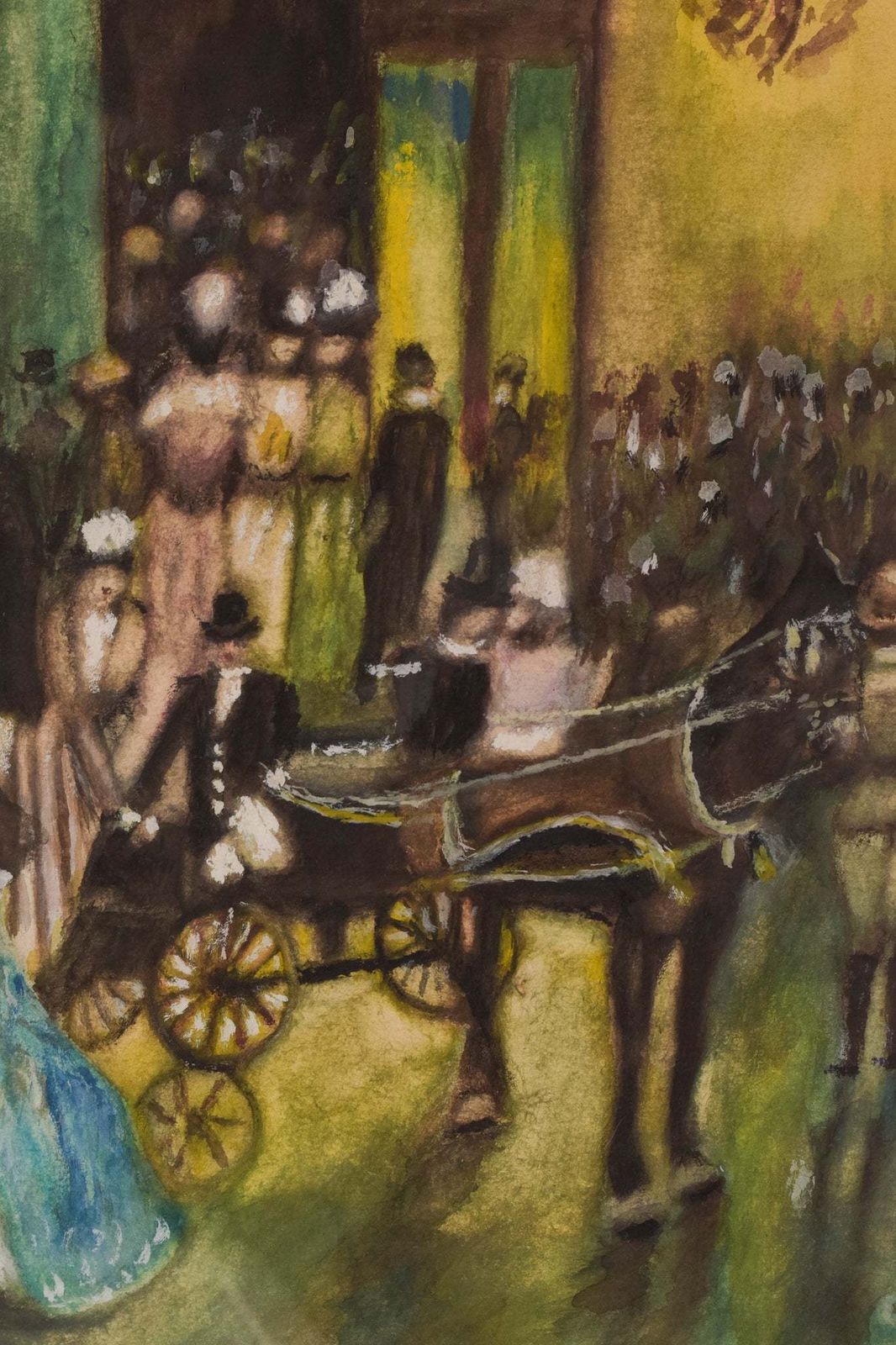 Impressionist Evening Scene In The Style Of Renoir photo vinterior