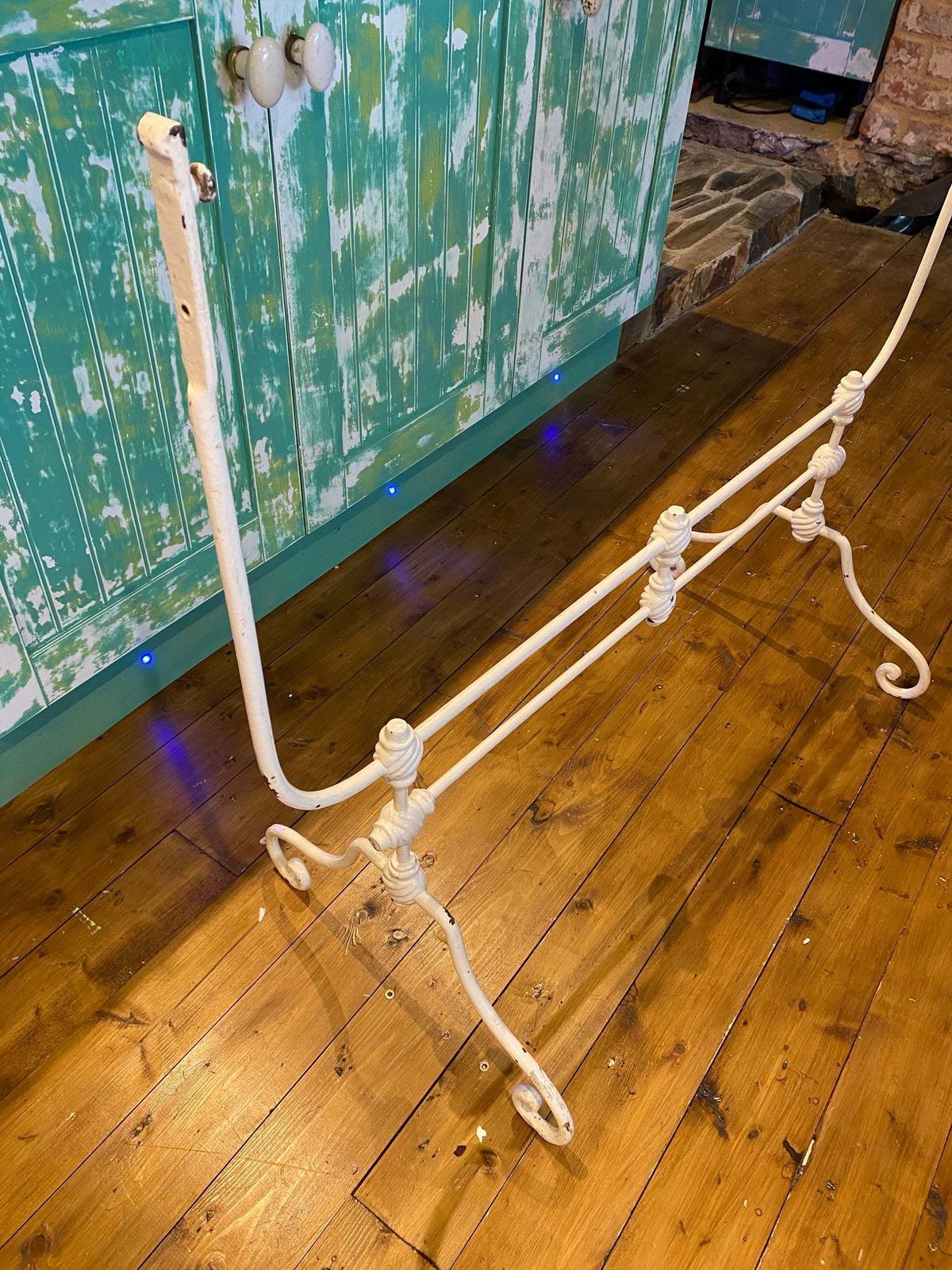 Beautiful French Style Wrought Iron Swing Crib photo vinterior