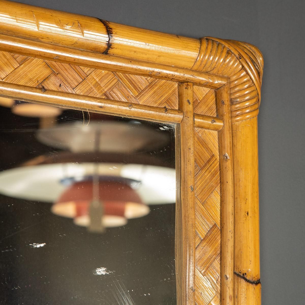 20th Century French French Bamboo Mirror, C.1970 photo buy