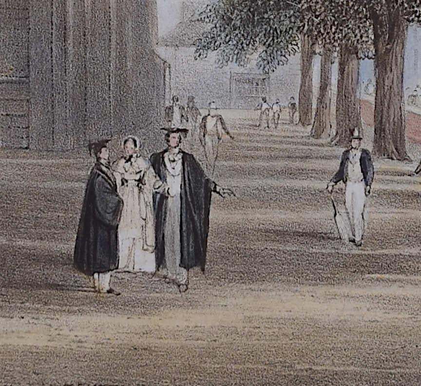 Eton College 19th Century Victorian Lithograph 19th Century photo Art