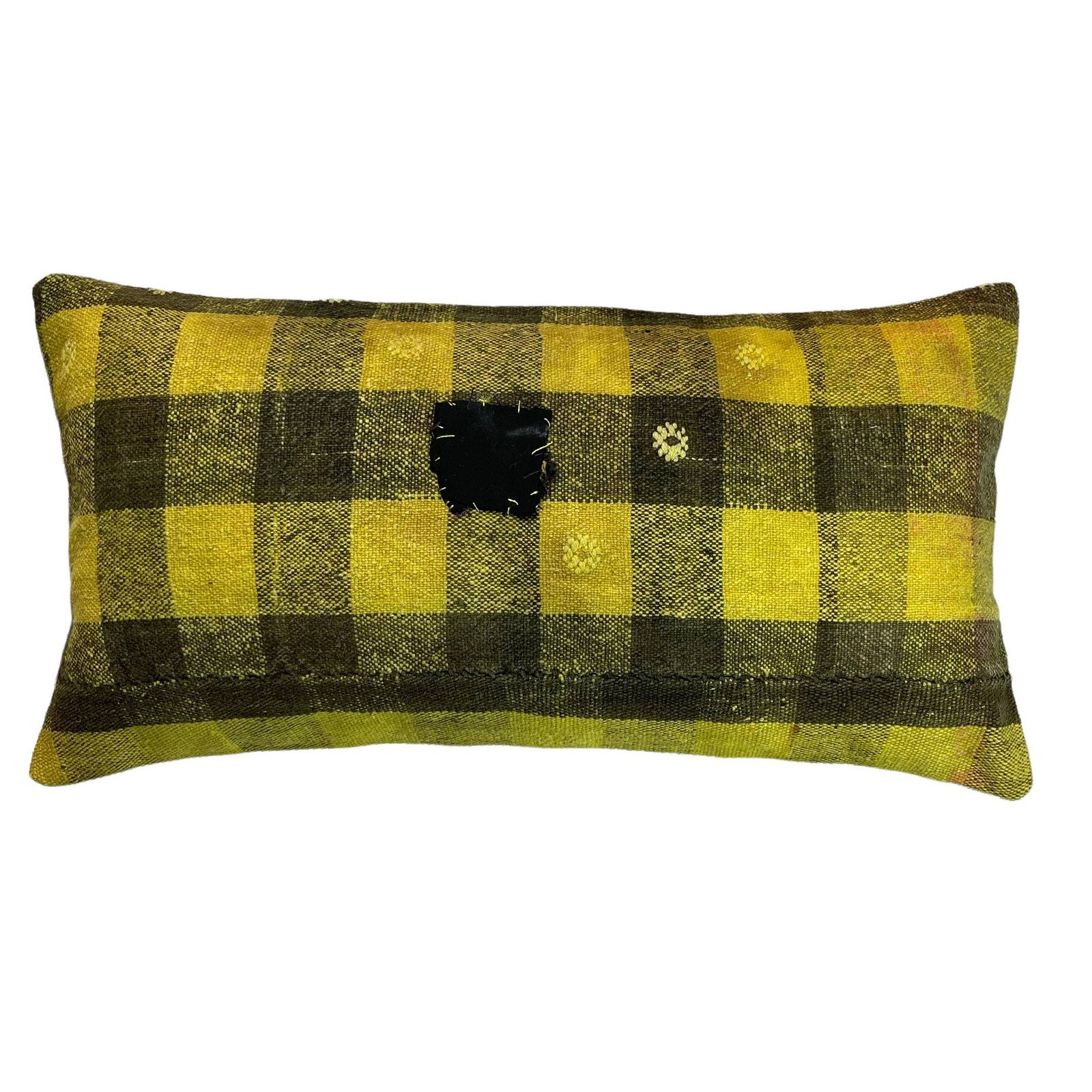 Vintage Turkish Handmade Kilim Cushion Cover , 30 X 60 Cm photo vintage