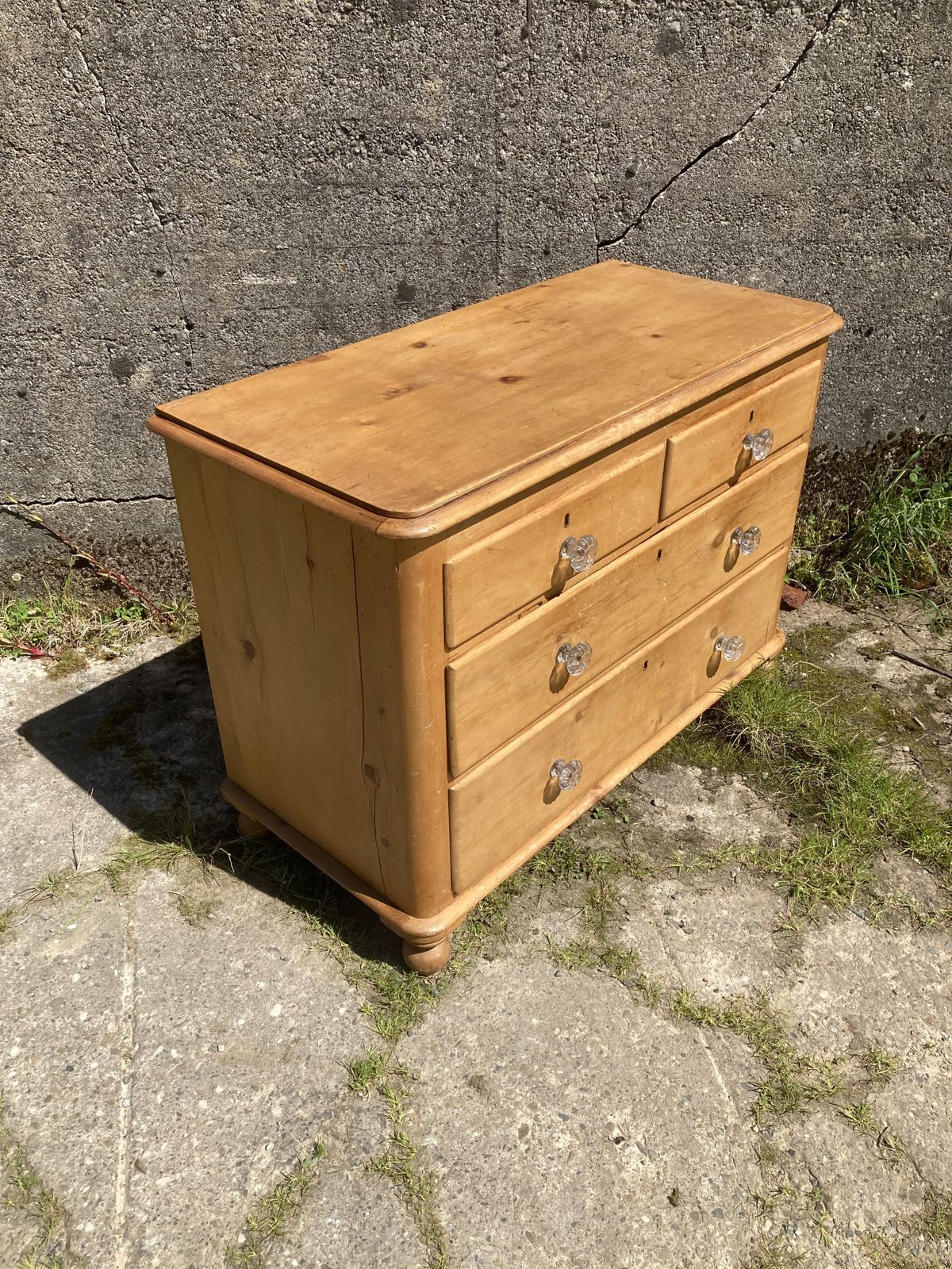 Victorian Pine Chest Of Drawers photo for sale