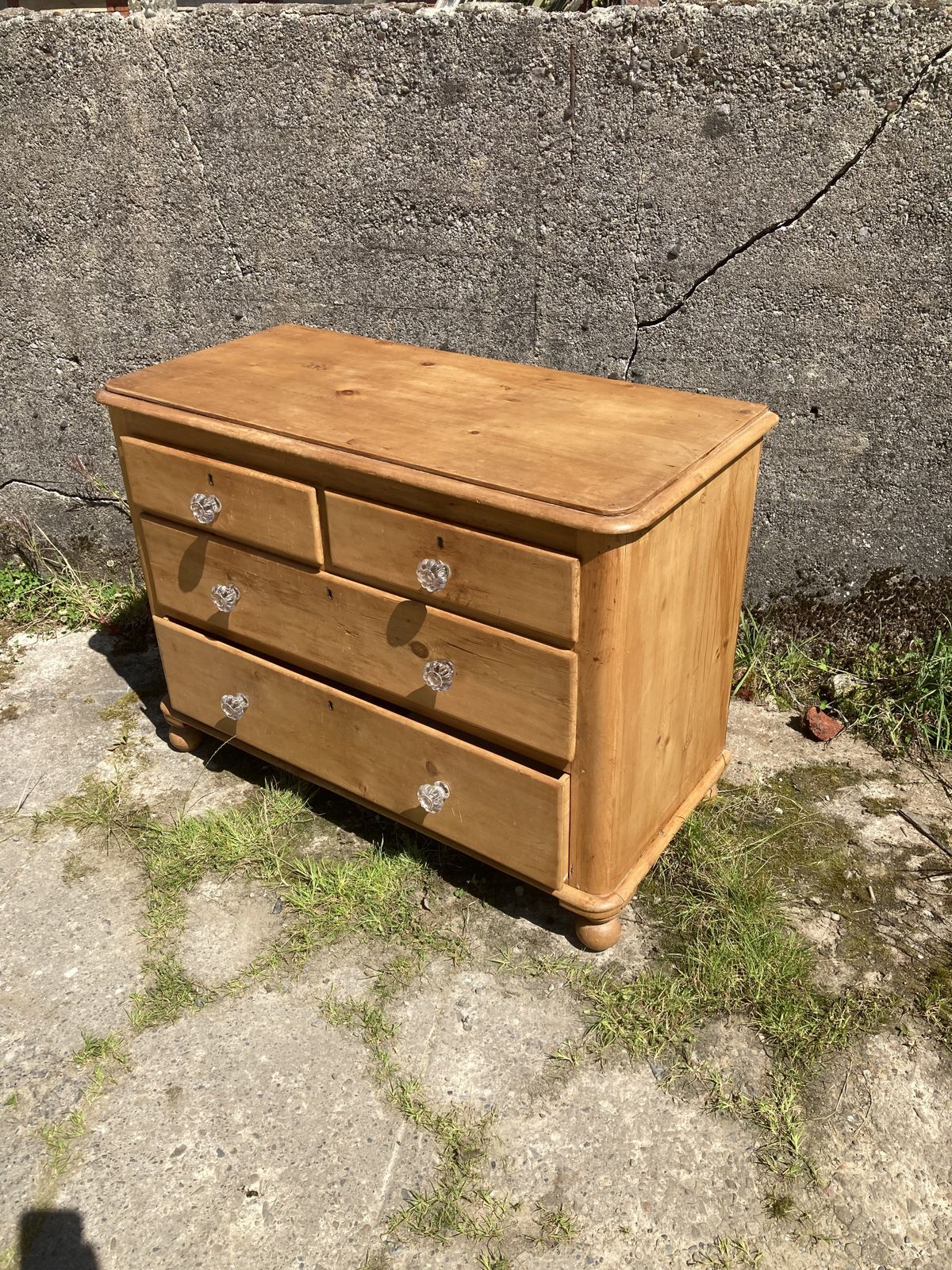 Victorian Pine Chest Of Drawers photo 395.0