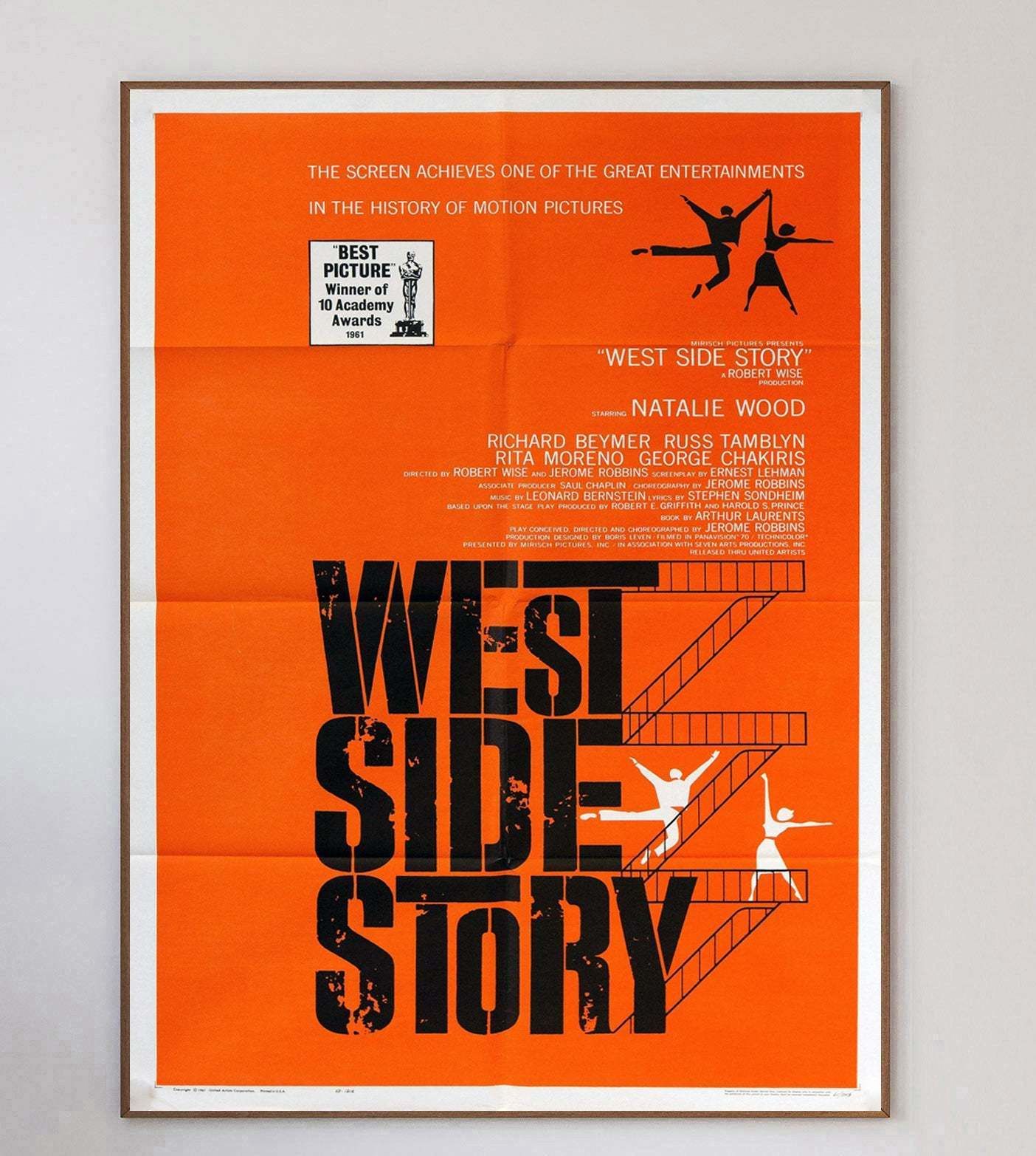 West Side Story Original Vintage Poster photo 1042.0