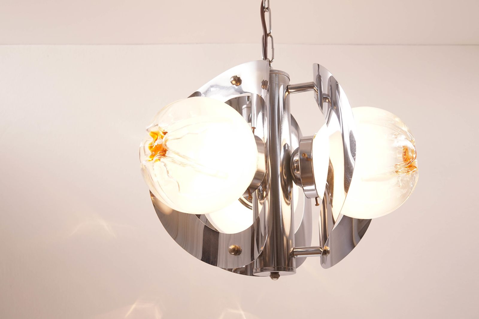1970s Murano Glass Chandelier By Mazzega photo for sale
