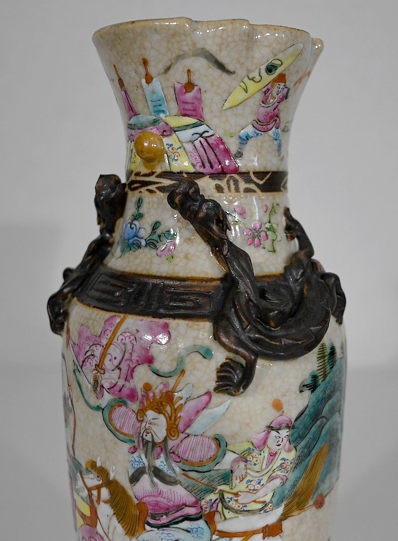 Home Decor Nanjing Porcelain Vase, China, Late 19th Century photo