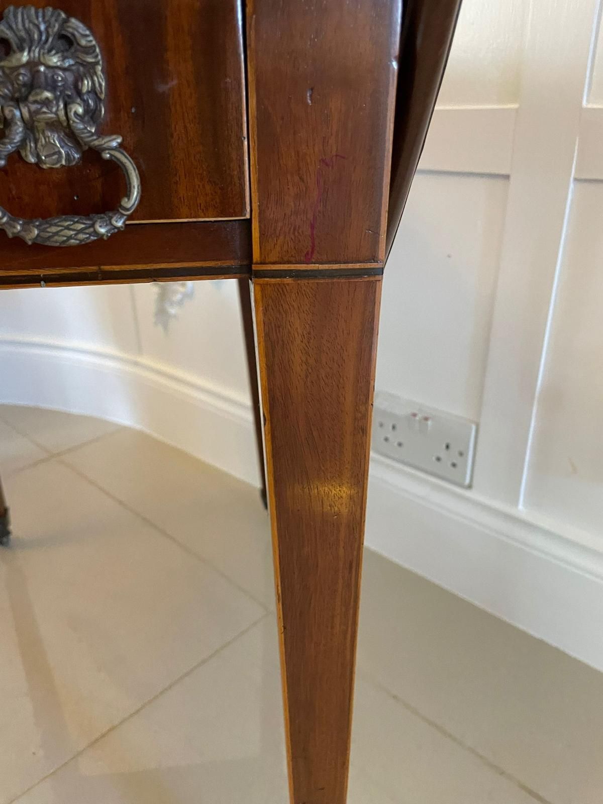 Fine Quality Antique Sheraton Period Inlaid Mahogany Pembroke Table photo Furniture
