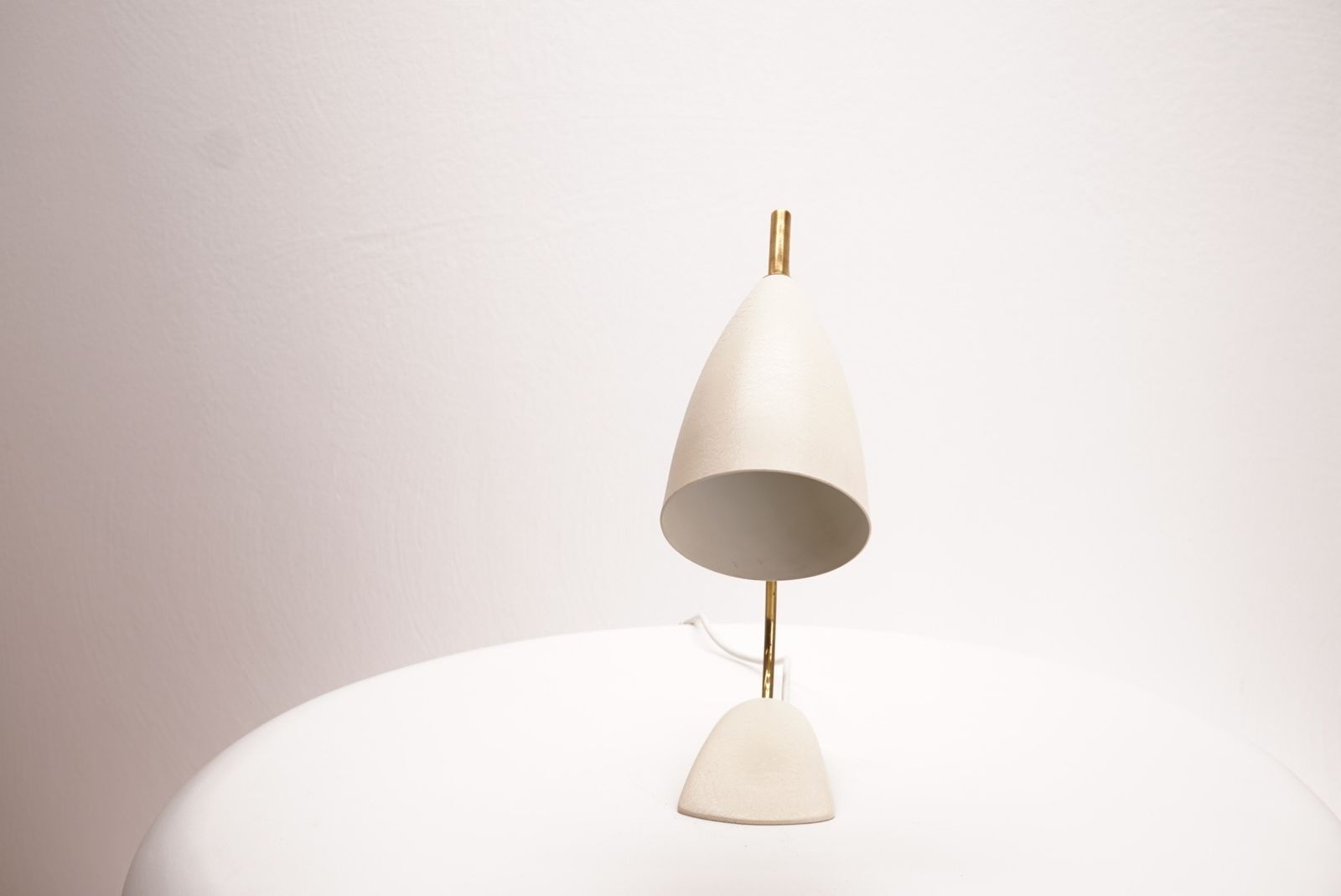 White Table Lamp In The Style Of Stilnovo photo for sale