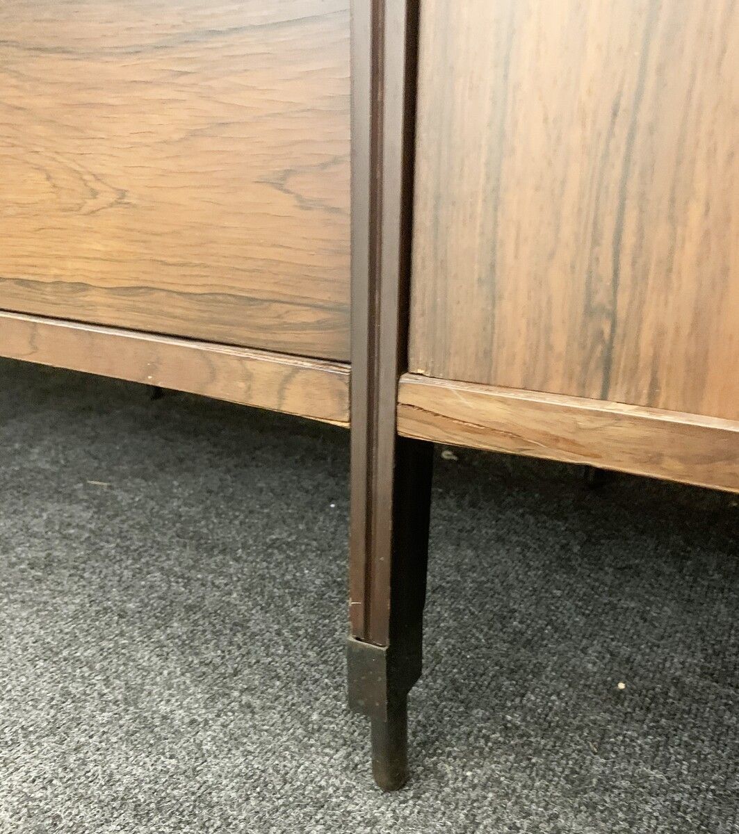 photo for sale Mid Century Modern Sideboard With Black Mirrored Top By Carlo Di Carli For Luigi Sormani