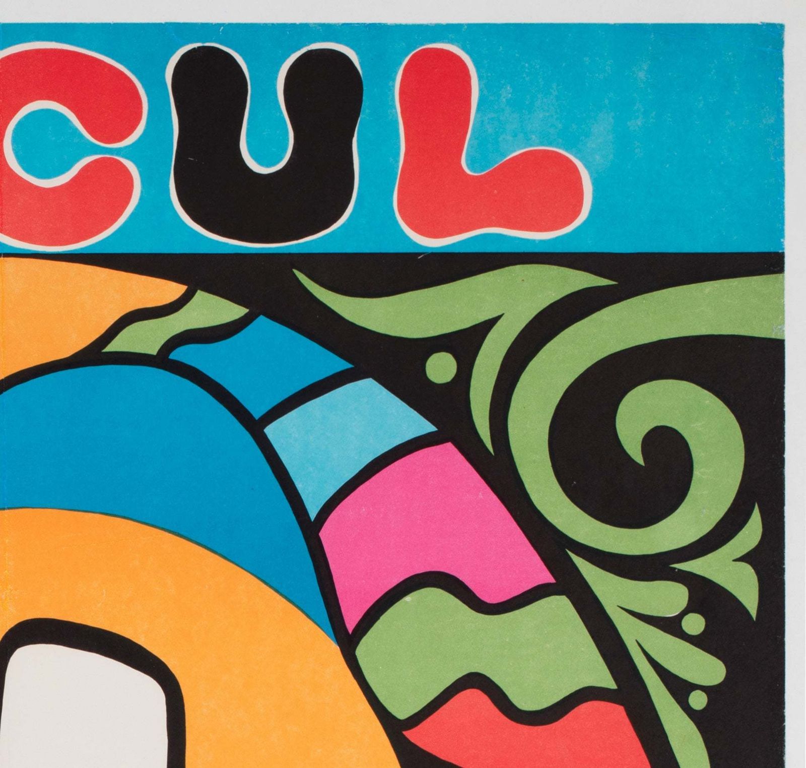 Bucharest Clown 1974 Romanian Circus Poster, Cioca photo Art