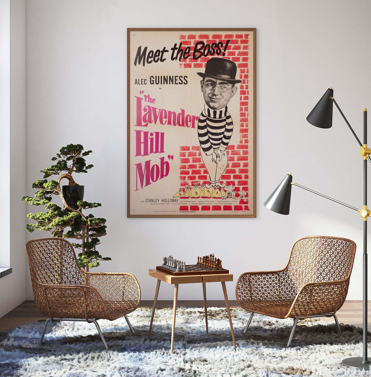 The Lavender Hill Mob 1951 Us 1 Sheet Film Movie Poster, Linen Backed photo furniture