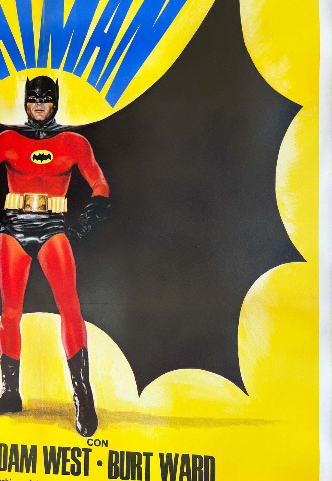 Batman 1966 Italian 2 Sheet Film Poster photo vinterior