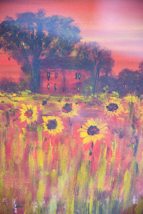 photo for sale Field Of Sunflowers, Late 20th Century