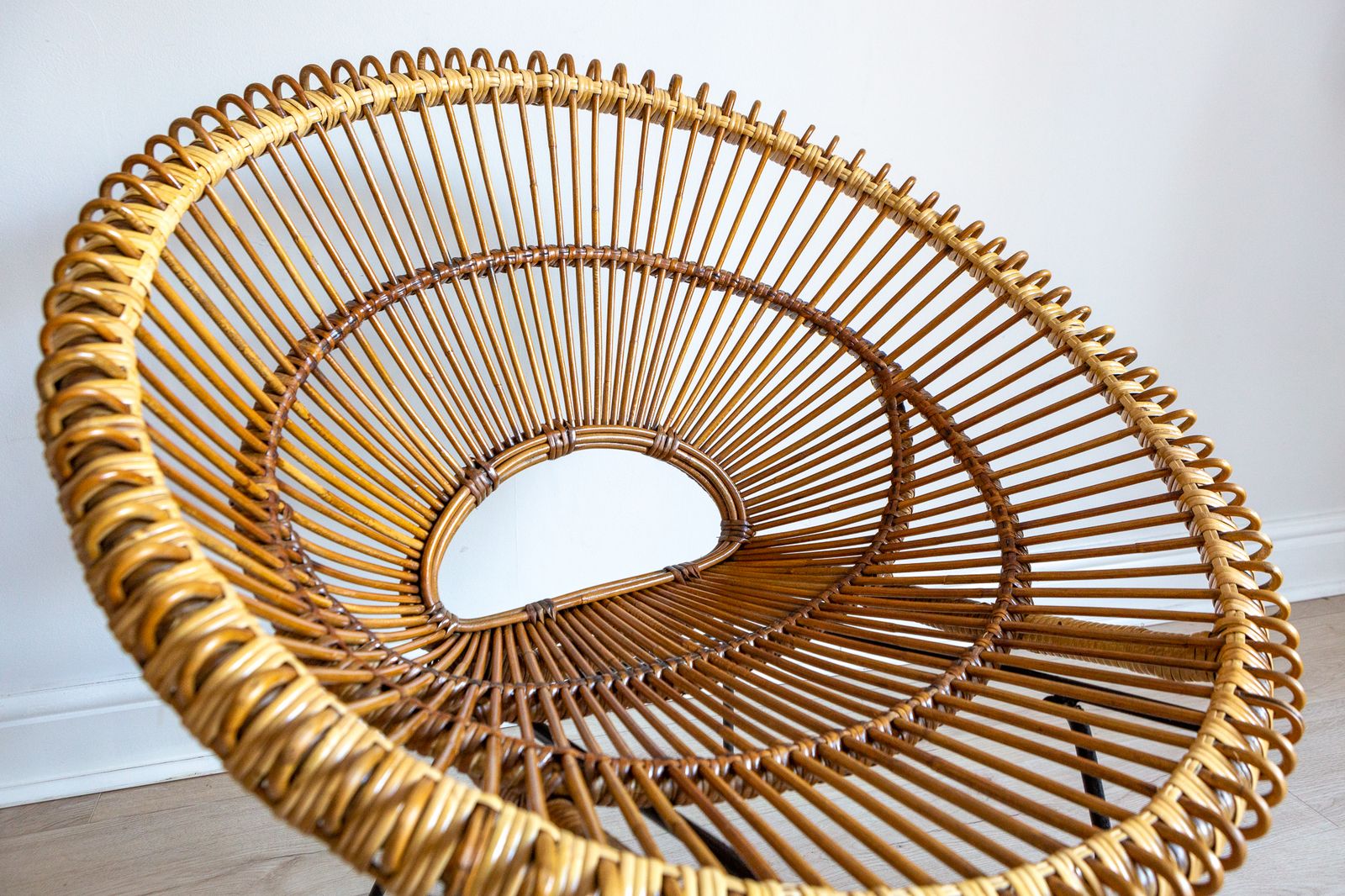 Franco Albini And Janine Abraham & Dirk Jan Rol Sunburst Chair & Lobster Pot Ottoman Footstool 1950s Mcm photo buy