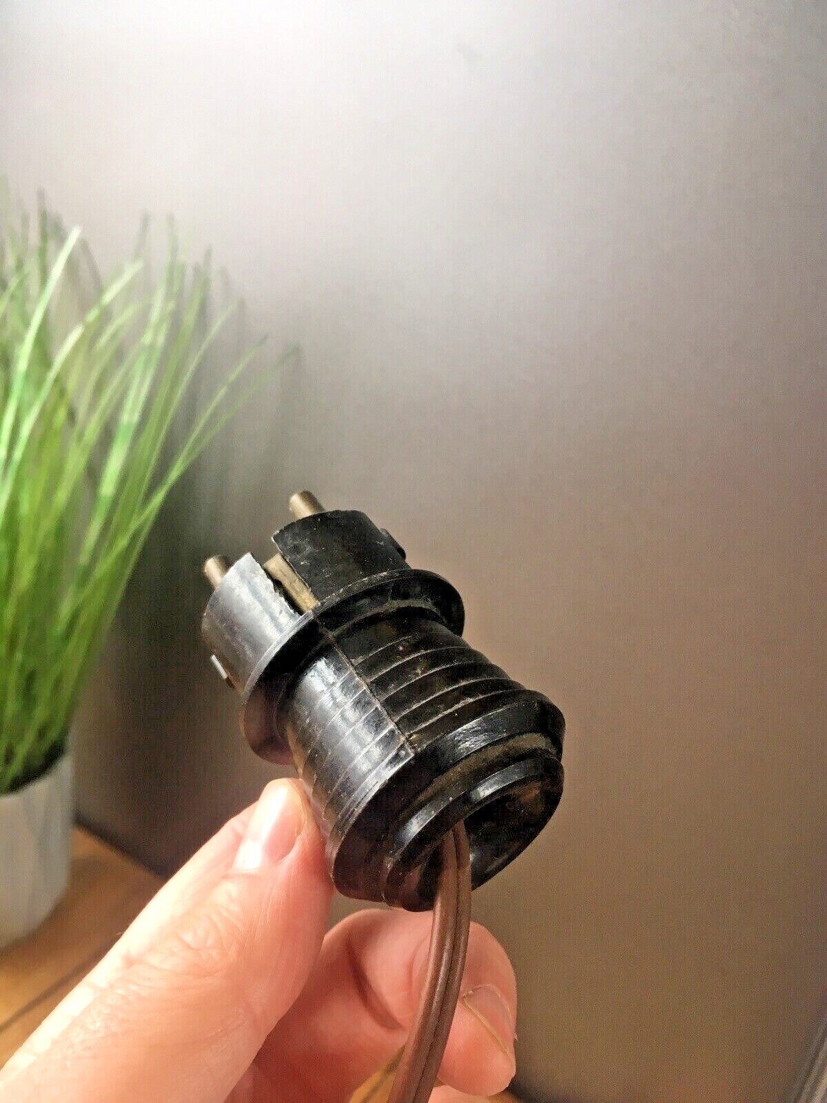 Art Deco Articulated European Brass Plated Push Switch Bedside Table / Desk Lamp photo vintage