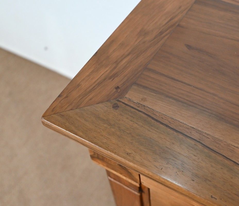 Small Chest Of Drawers In Solid Walnut, Directoire Period   Early 19th Century photo vinterior