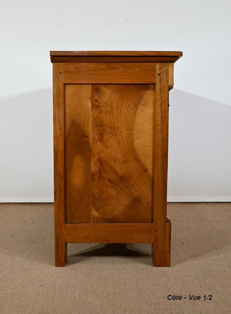 photo vintage Small Chest Of Drawers In Solid Walnut, Directoire Period   Early 19th Century