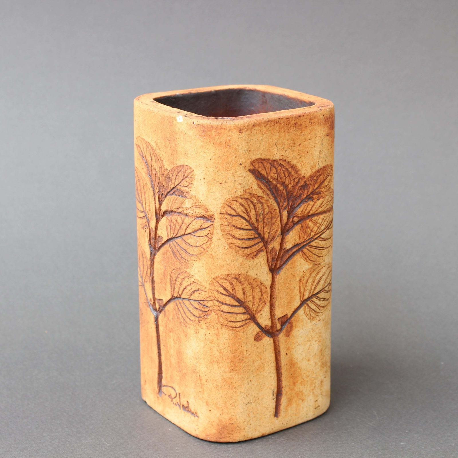 Vintage French Ceramic Vase By Raymonde Leduc (Circa 1970s)   Small photo furniture