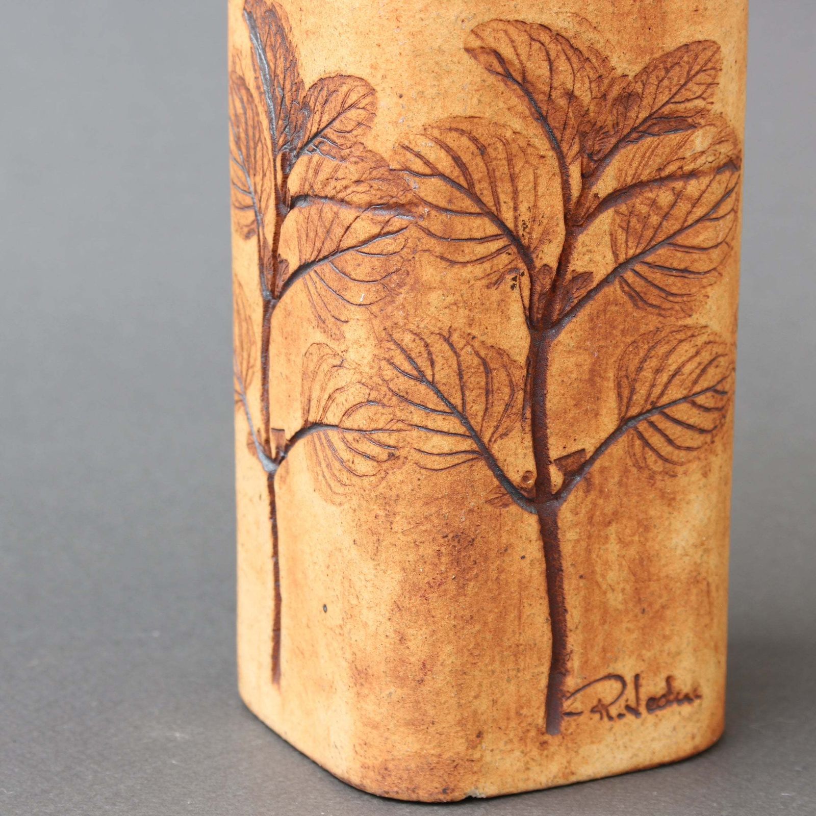 Vintage French Ceramic Vase By Raymonde Leduc (Circa 1970s)   Small photo buy