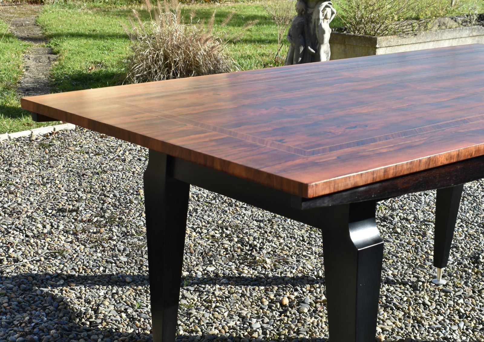 photo for sale Mid Century French Rosewood Dining Table