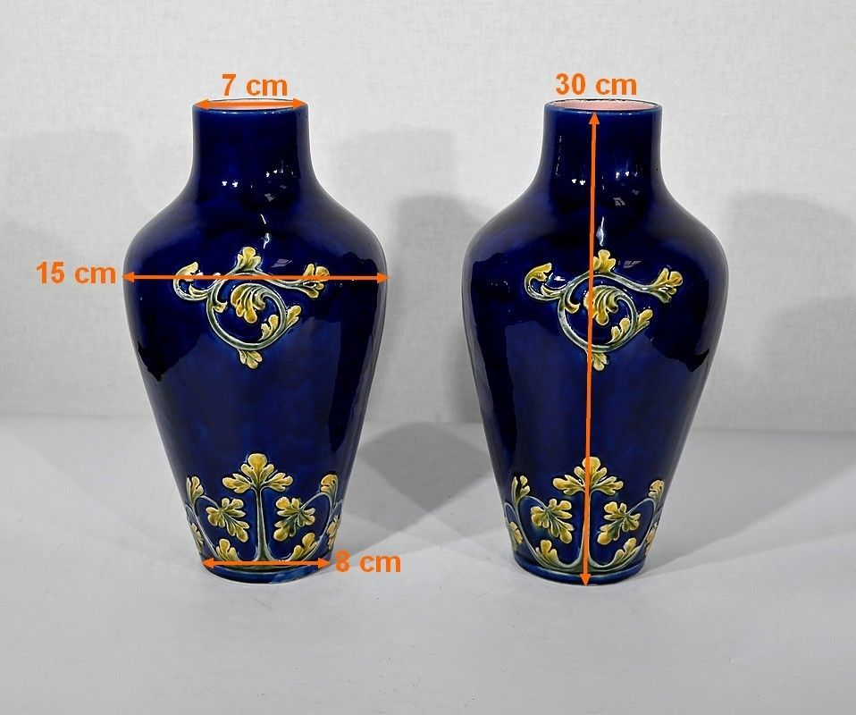 photo for sale Pair Of Ceramic Vases, Art Nouveau – 1900