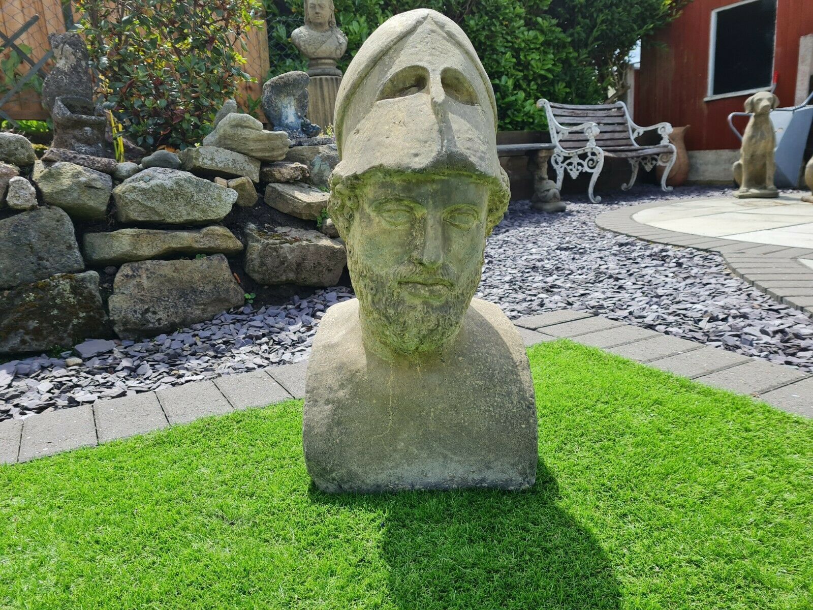 Pericles Greek Statesman !Garden Ornemant English Stone ( Delivery Available Via Our Own Specialist Courier Company 0195. photo 365.0