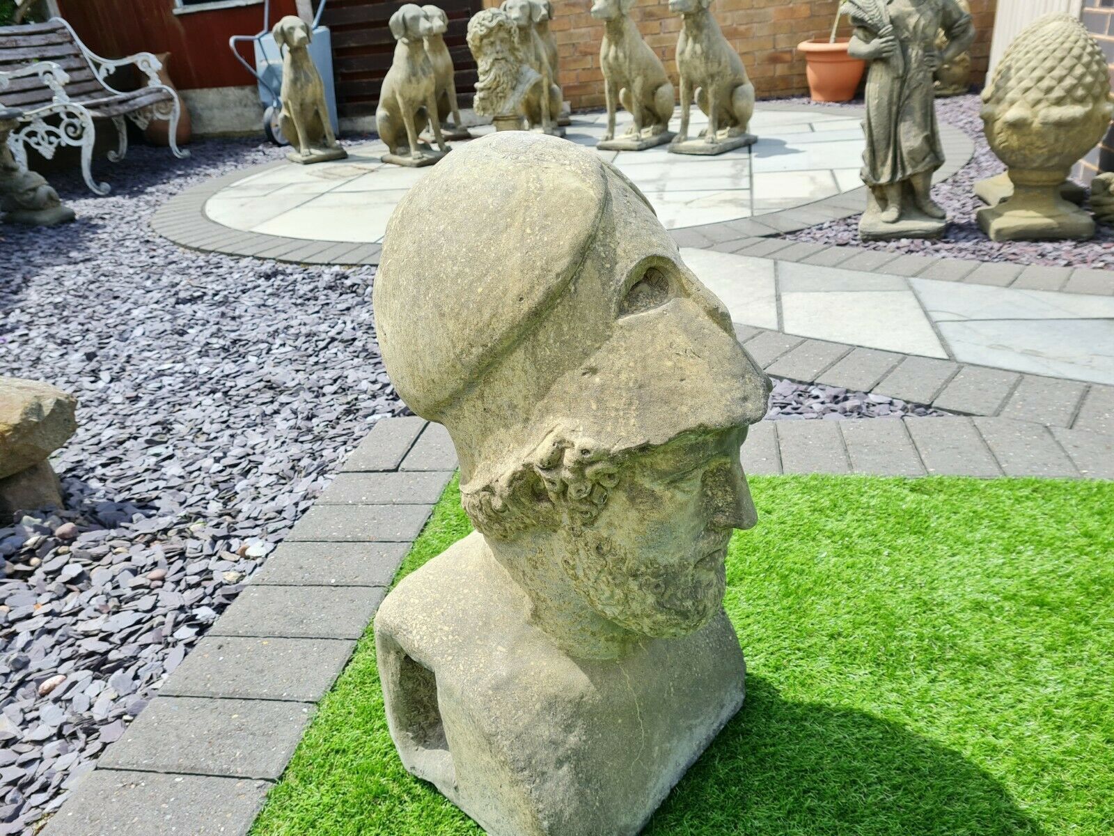 photo for sale Pericles Greek Statesman !Garden Ornemant English Stone ( Delivery Available Via Our Own Specialist Courier Company 0195.