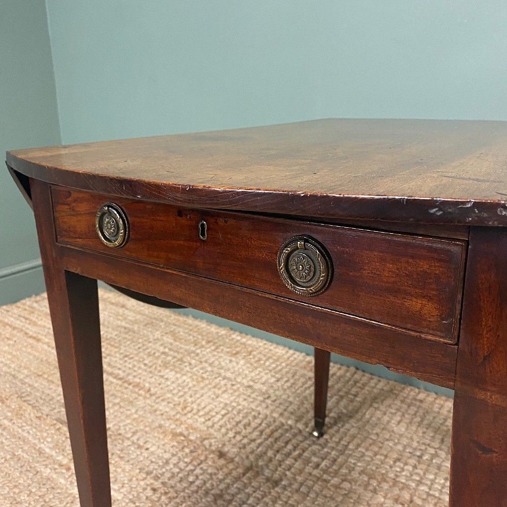 Country House Regency Mahogany Antique Pembroke Table photo Furniture