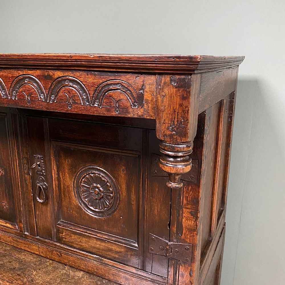 17th Century Period Oak Antique Court Cupboard photo buy